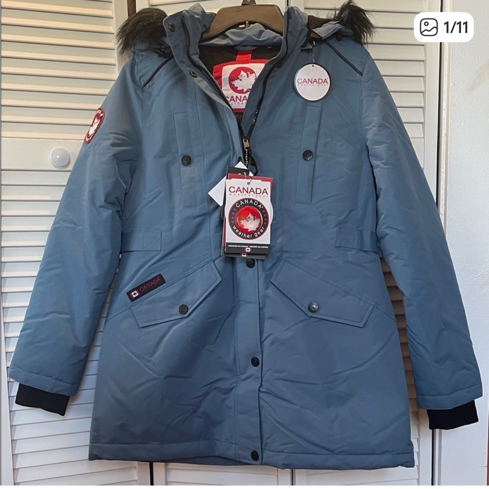 NWT Canada Weather Gear Arctic Blue Jacket - Size S - Picture 2 of 12